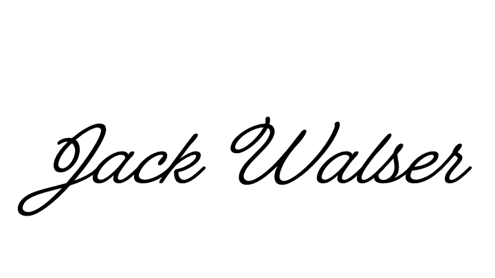 Jack Walser signature
